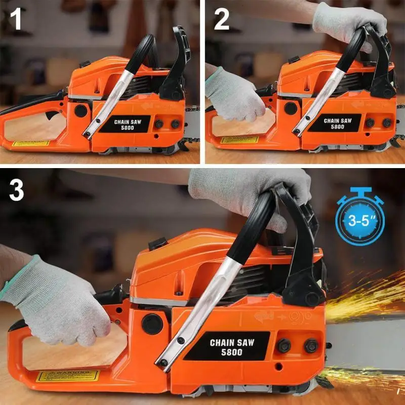 Chainsaws 72cc And Bigger Powerful And Professional Gasoline Chain Saw