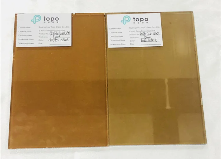 4毫米 5毫米 6毫米用于建筑的金青铜反光玻璃 (r-gb)