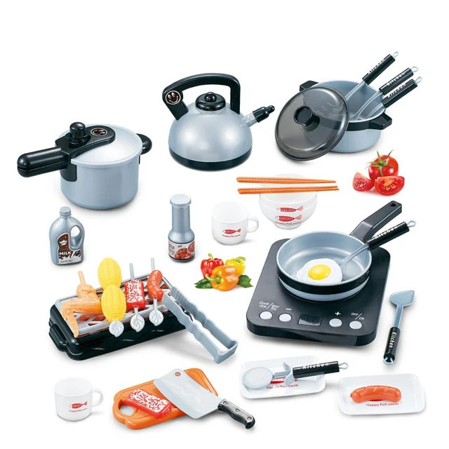 deluxe toy kitchen set