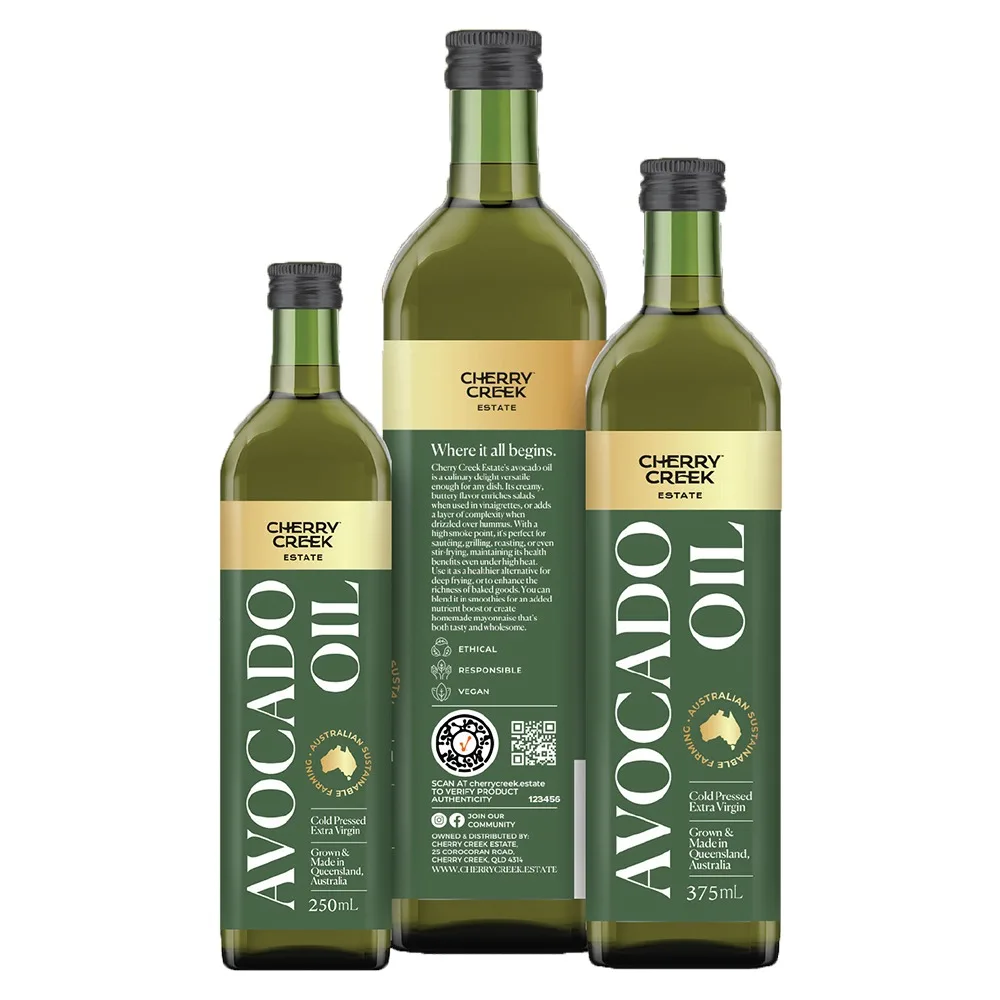 Custom Packaging Cold Pressed Food Grade Pure Natural Organic Avocado Oil For Cooking 100 Pure