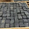 Basalt cobble, dark basalt Natural split paving