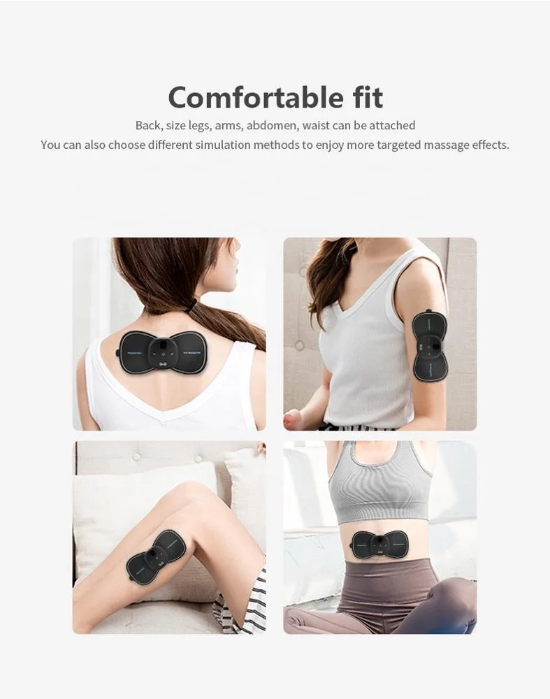 Electronic Pulse Massager Pads EMS Mini Cervical Neck massager for Body Relaxing