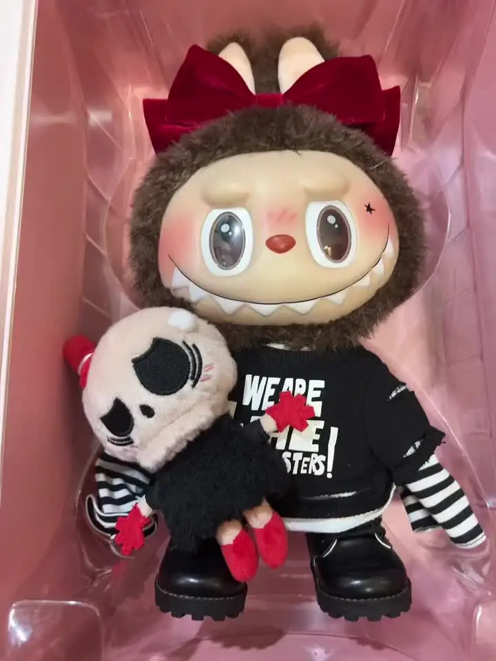 Labubu Pink Vinyl Doll - Limited Edition Collectible Plush