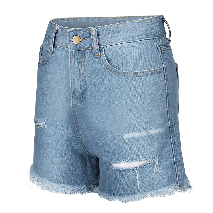 Girls In Tight Blue Jean Shorts