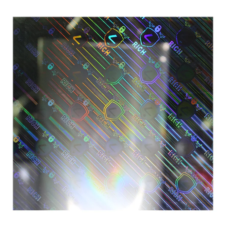 Holographic packaging film holographic reflective film pattern maker