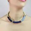 Multicolor Chain New Design Wrap Wire Rope Metal Necklaces Handmade Boho Indian Jewelry Bib Collar Necklaces Wholesale