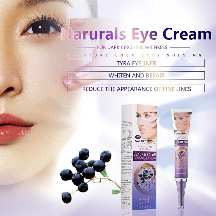 Eye Cream Nourishing Moisturizing Anti Wrinkle Anti Aging Black Goji Firming Day Night  goji eye cream