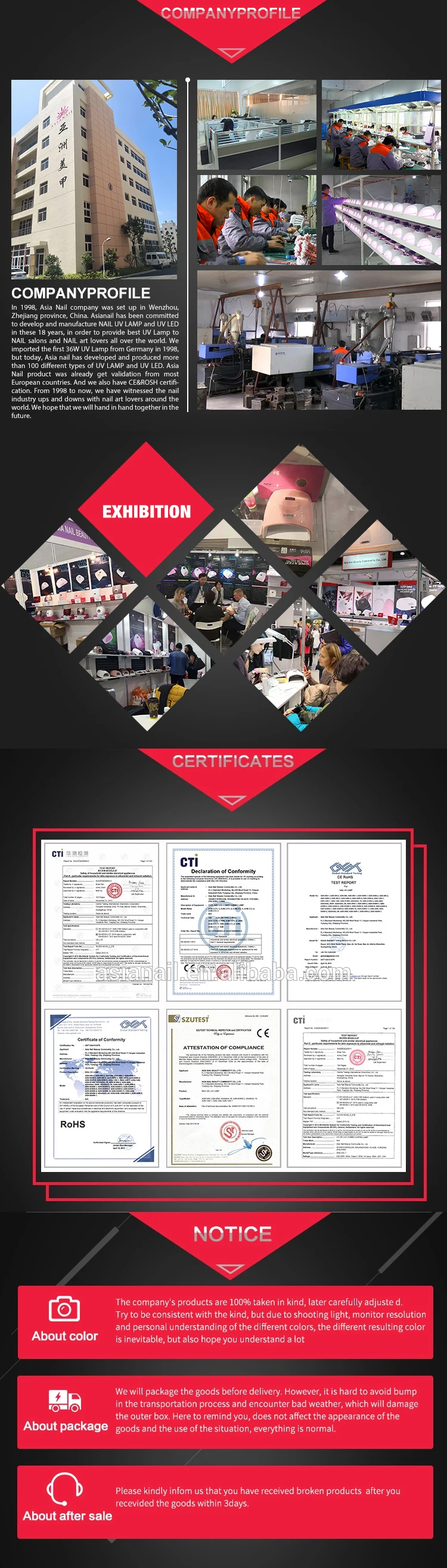 Asianail Red Light 2020 Wireless rechargeable battery nail led lamp and gel uv led cordless nail lamp