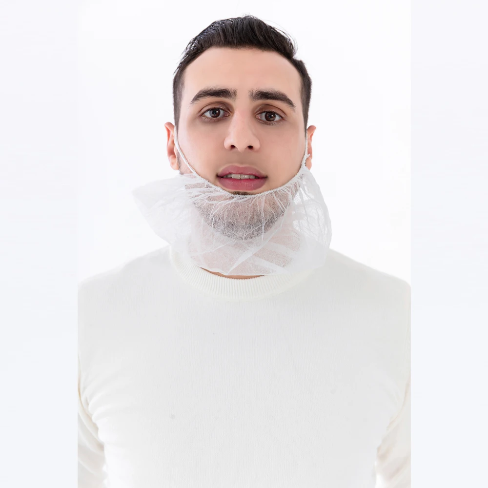 Disposable Nonwoven Beard Cover Non Woven Beard Guard Nonwoven Pp Nylon Polyester Beard Cover
