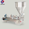Stainless steel small semi-automatic pneumatic liquid filling machine