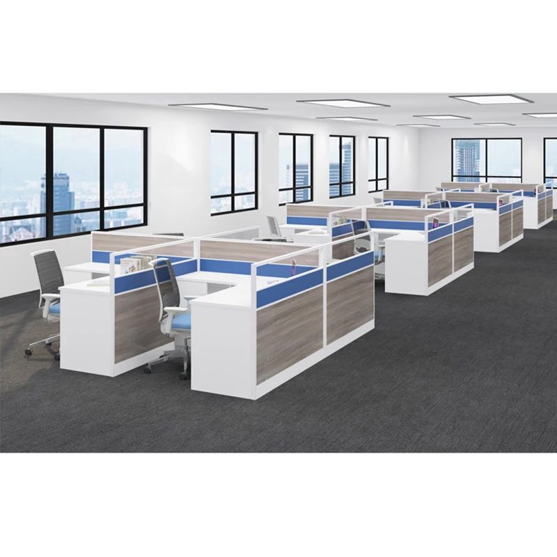 Modular System Call Center Workstation Melamine Office Partition Screen ...