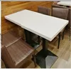 Small chips acrylic solid surface table desktop home furniture dining room table ,restaurant dining table top and chair