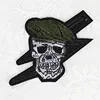 Hot sale classics green hat soldier patches for jeans