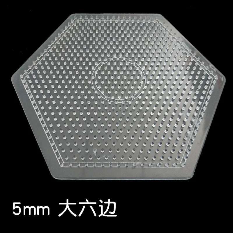 Hexagonal Shape Plastic Peg Board Template For 5mm Iron Bead Buy