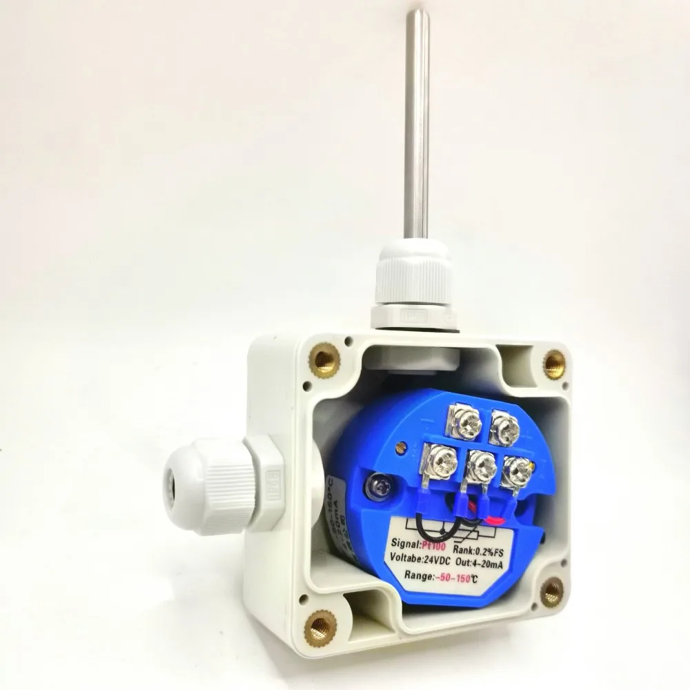 Rtd Pt100 Temperature Transmitter 420ma For Hvac System Buy Rtd