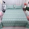 100% polyester geometric design chenille soft bedsheet fabric with bright floral fabric