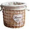 The hand-made that restore ancient ways style knits receive basket, household adornment receives