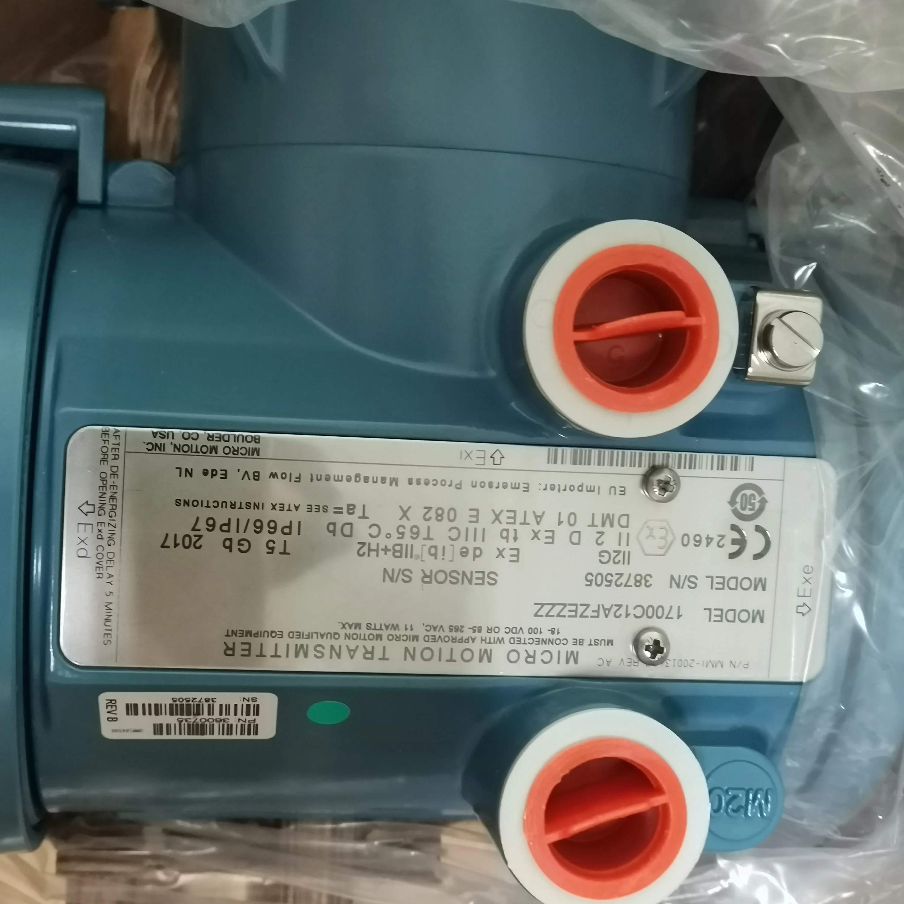 Emerson Micro Motion 1700 2700 Coriolis Flow Transmitter Coriolis Mass