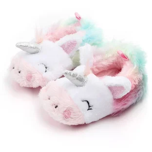 Beautiful Cute Candy Color Warm Woolen Cloth Soft Sole Toddler Baby Shoes for Boys and Girls manufacture