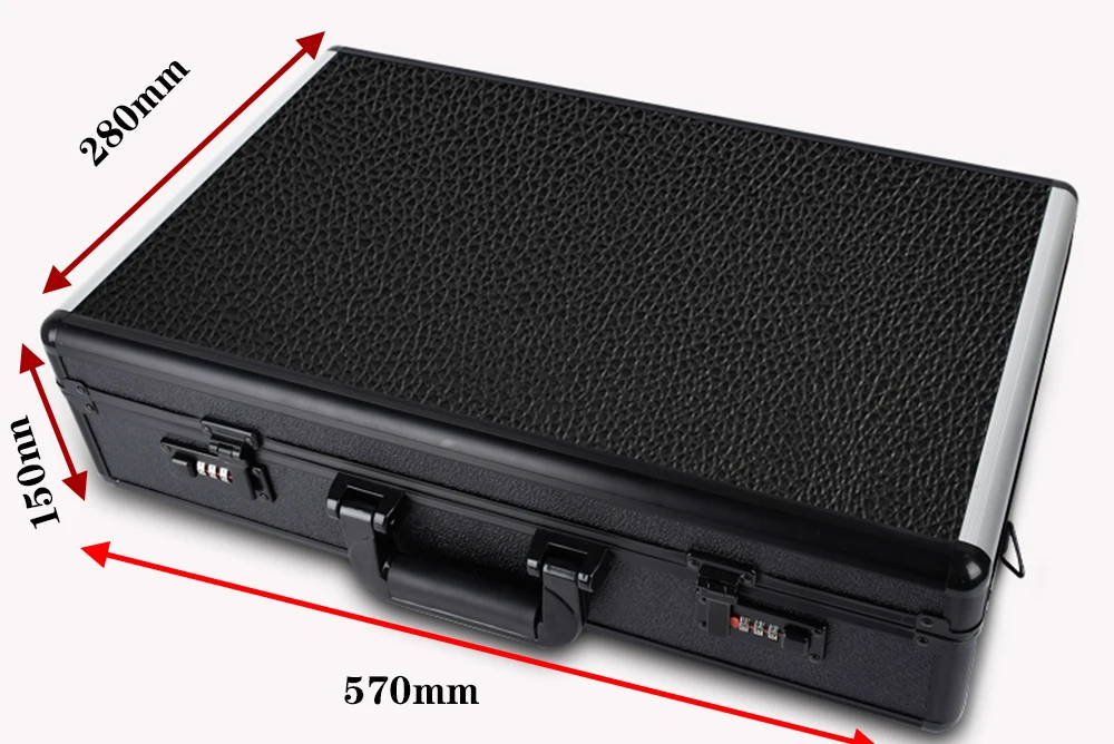 Custom Black Portable Briefcase Aluminum Barber Tool Case Box Buy