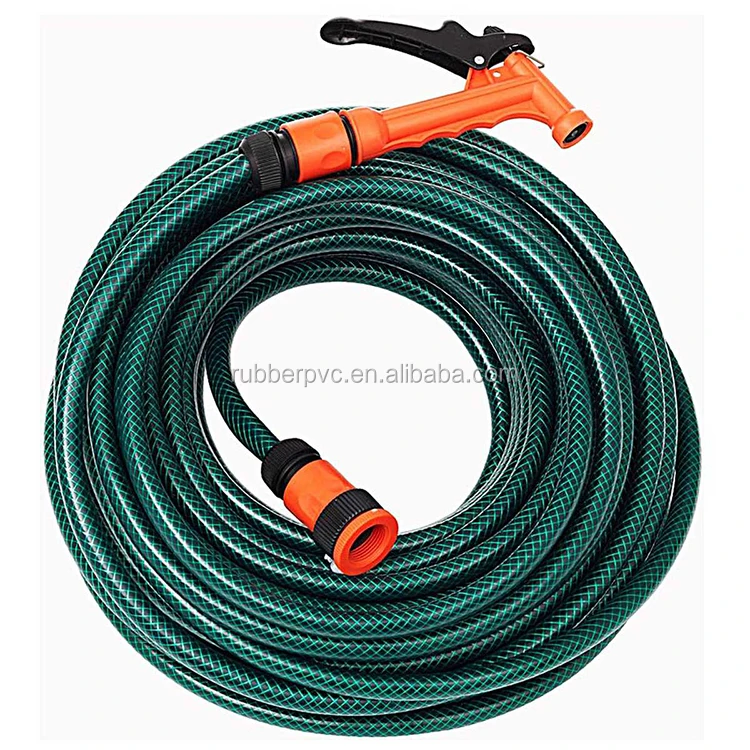 30M 50M 75M 100M Garden Hose Pipe Reinforced Braided PVC Watering