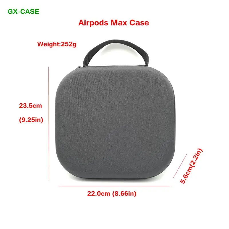 Custom Case Airpods Max Headphone Earphone Headset Earbuds Apple Eva Carry Pouch Protective Hard Case Bag Cover For Airpods Max