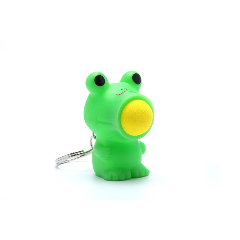 Funny Animal Soft Vinyl Frog Popper Gun 