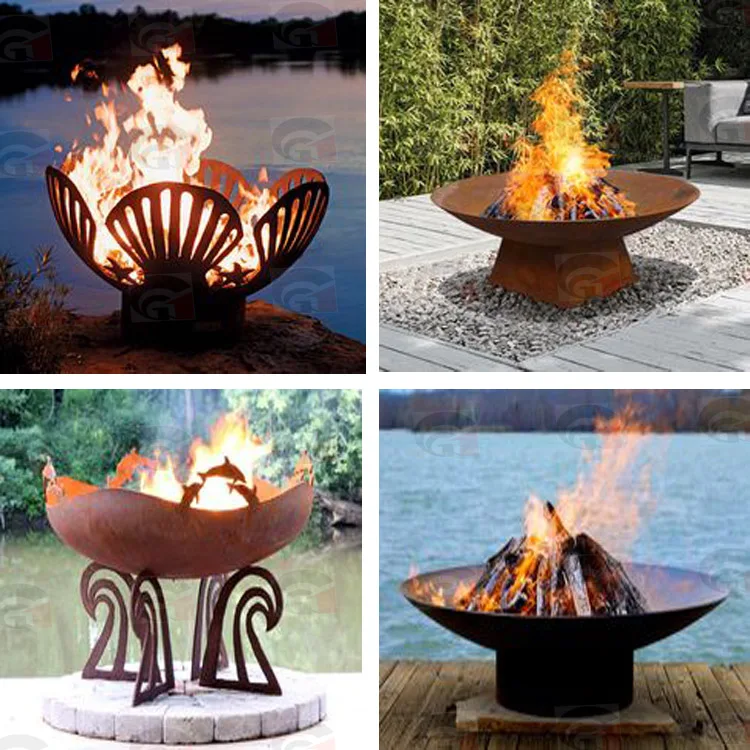 Direct Manufacturer Indoor &outdoor Corten Steel Fire Pit Buy Corten