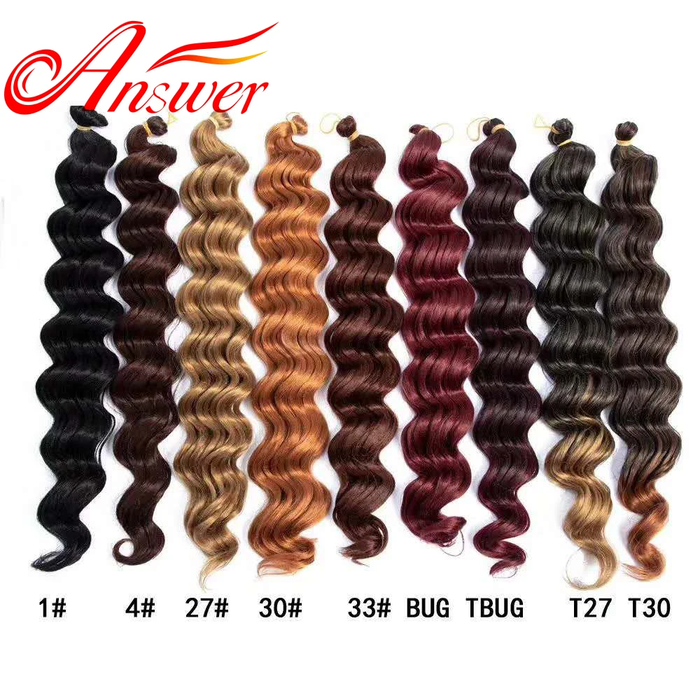 Water Wave Braiding Hair Crochet Braid Extensions Ocean Wave Crochet Hair  Synthetic Deep Wave Hair - Buy Deep Wave Wholesale,Deep Wave Blonde Hair,Deep  Wave Crochet Hair Product on Alibaba.com