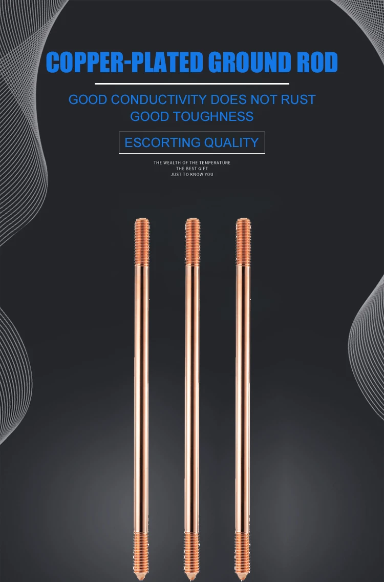 Copper Earth Rod Price For Earthing And Lighting Protection System