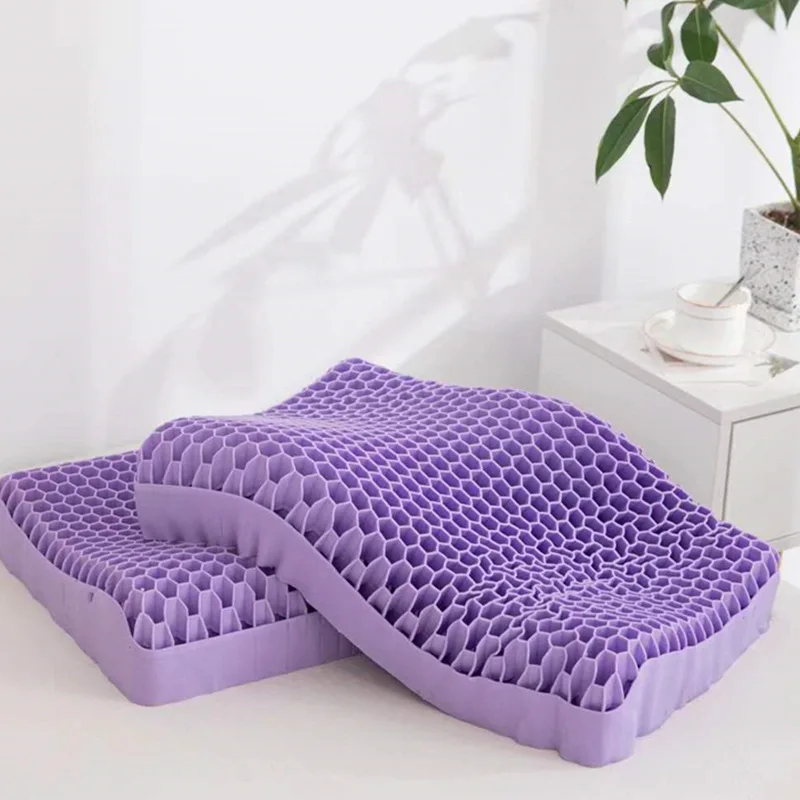 Tpe Gel Pillow New Design Honeycomb Washable Neck Guard Pillow - Buy