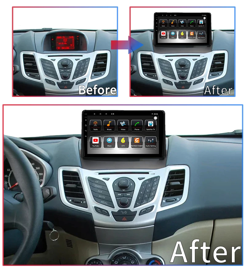 som Het strand Snel Android Car Radio Stereo Dvd Player For Ford Fiesta With Wifi Gps And  Mirror Link - Buy Android Car Dvd Player For Ford Fiesta With Gps,Car Radio  For Ford Fiesta With Wifi,Android