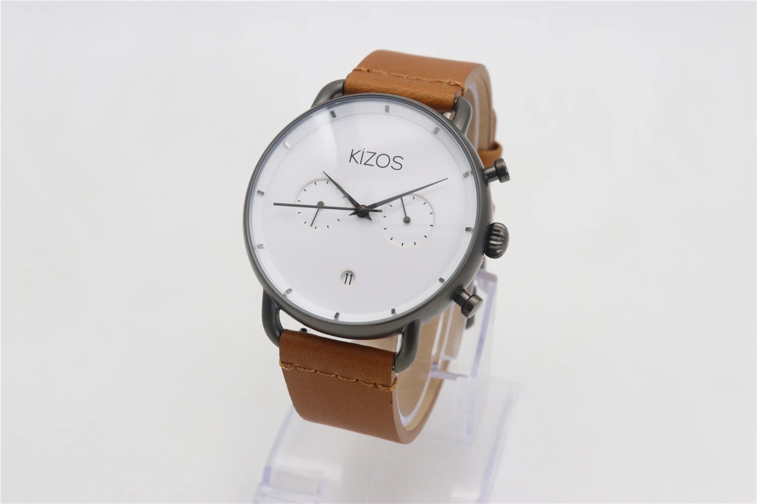 Stainless steel strap brand japan movt quartz chronograph wrist watch luxury for men