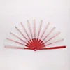 Classical Style Large Kungfu Customized Folding Fabric Hand Fan