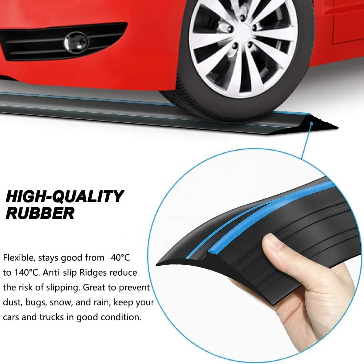 Universal Garage Door Threshold Seal Strip Bottom Weather Stripping