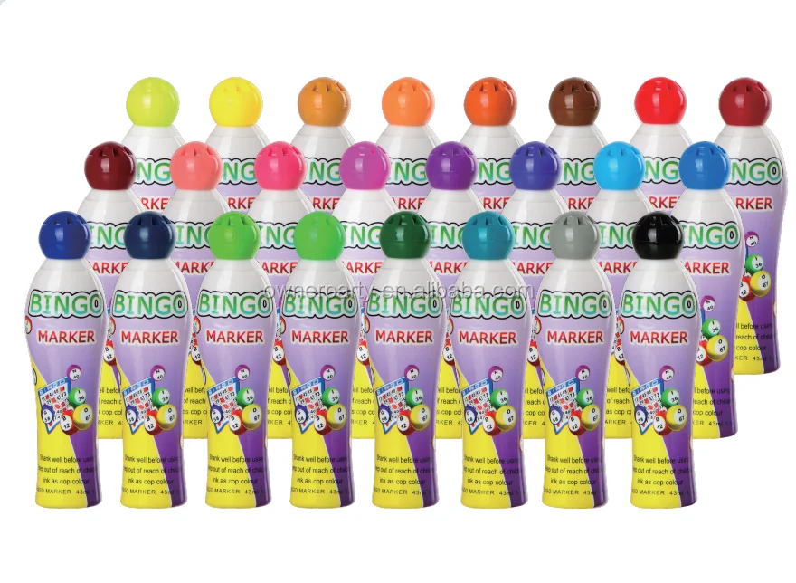 40ml Washable Dot Dabber Bingo Marker For Bingo Game Buy 6 Pack Dot