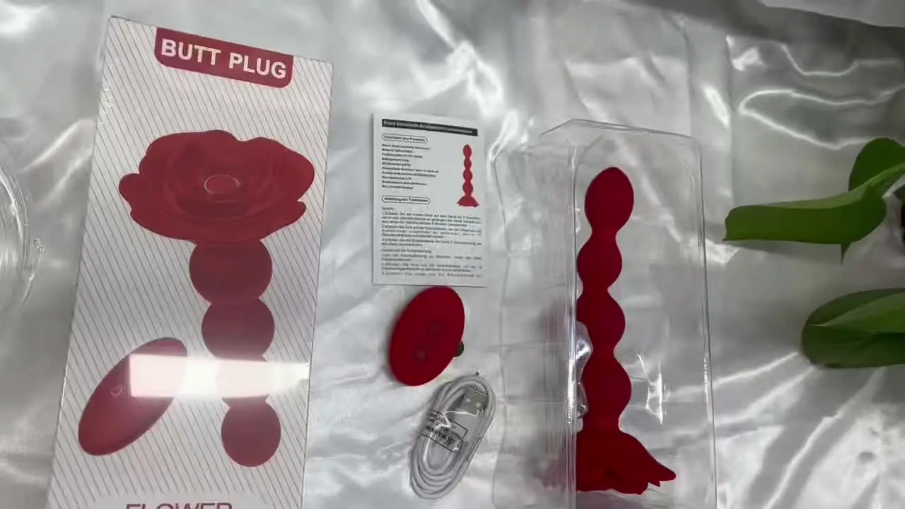 Silicone Anal Beads Butt Plug with 10 Rotate Twist Vibrating Modes Remote Control Prostate Massager Rose Toy for Anal Sex Toys Silicone Anal Beads Butt Plug with 10 Rotate Twist Vibrating Modes Remote Control Prostate Massager Rose Toy for Anal Sex Toys
