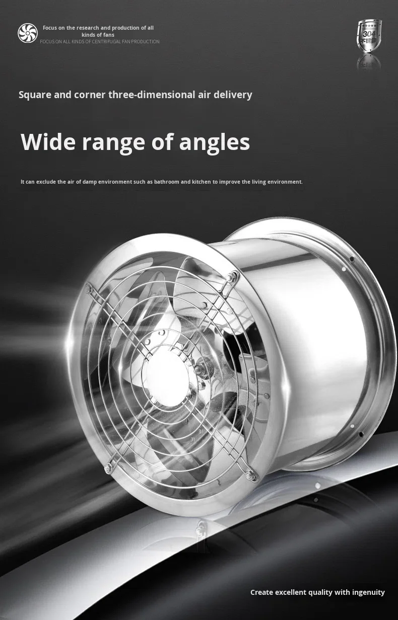 Axial Flow Fan, SUS304, Stainless, Steel, Waterproof - detail 12