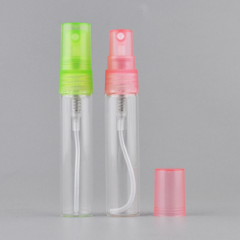 High Quality Clear Color Perfume Sample Bottle Glass 10ml Perfume Spray Glass Bottle 2ml Empty