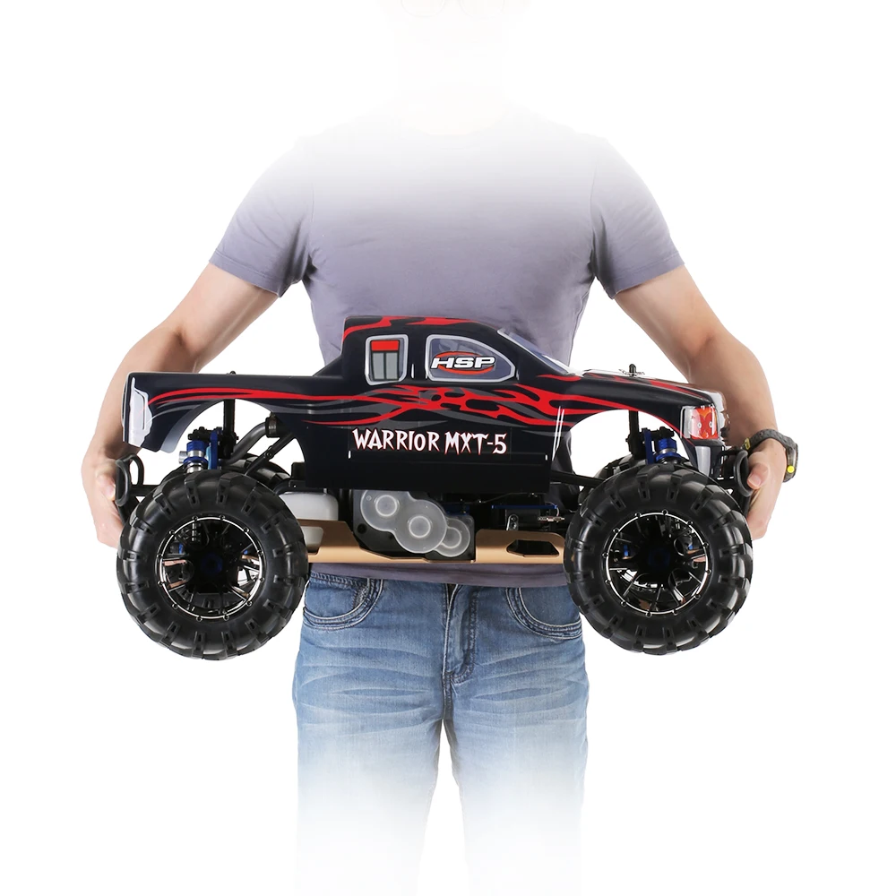 HSP Skeleton 1/5 Gas RC Monster Truck 4WD 32CC Engine, Ready-to
