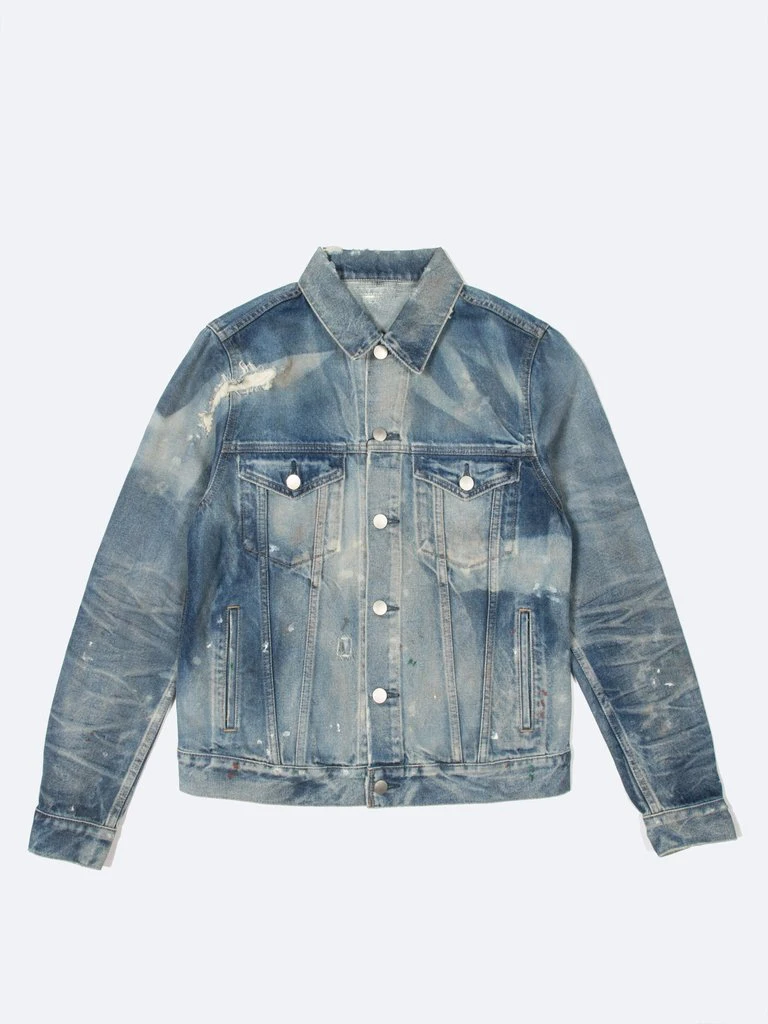 DiZNEW men fashion denim jacket ripped men denim jacket supplier