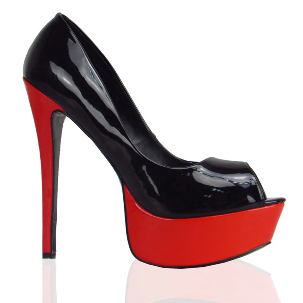 ladies red high heels