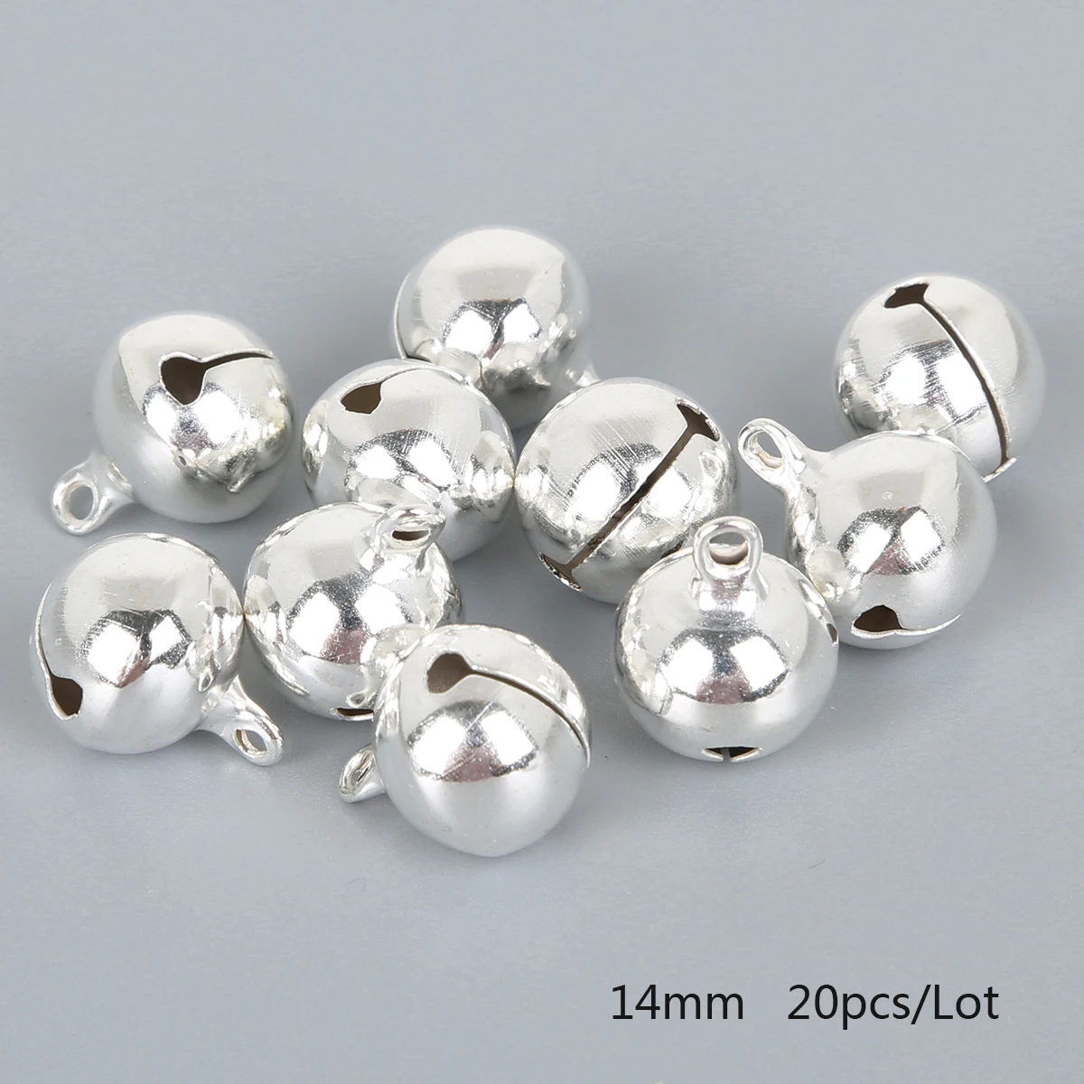 Wholesale 14mm Copper Jingle Bells Pendants For Christmas Decoration