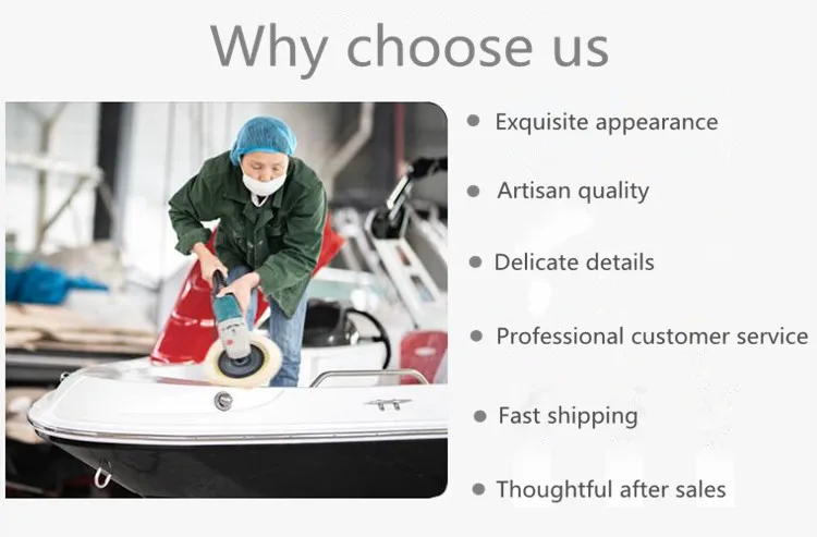 7.3m fiberglass fishing boat yacht with good price from flit boat co