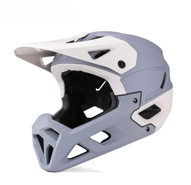 product wholesale adult mountain bike full face helmet   reinforced impact resistant shell for downhill  racing-3