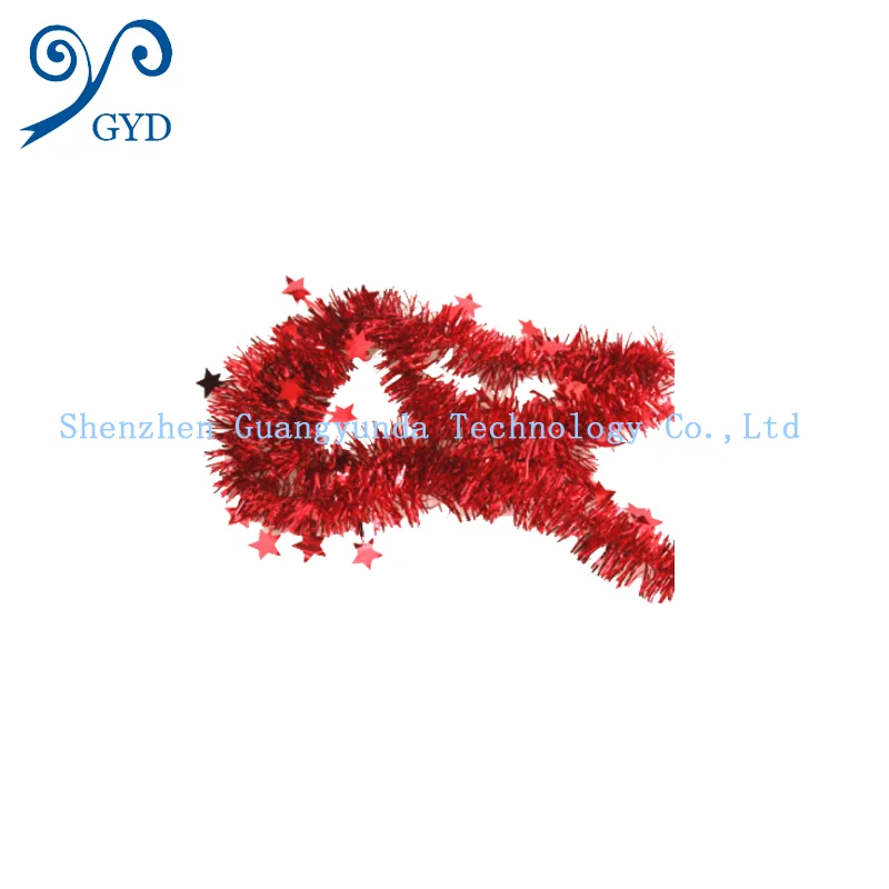 Christmas Decorative Shiny Tinsel Garland Machine Christmas Tree