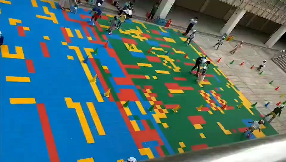 Pp Suspended Interlock Roller Skating Portable Flooring / Tiles / Mat