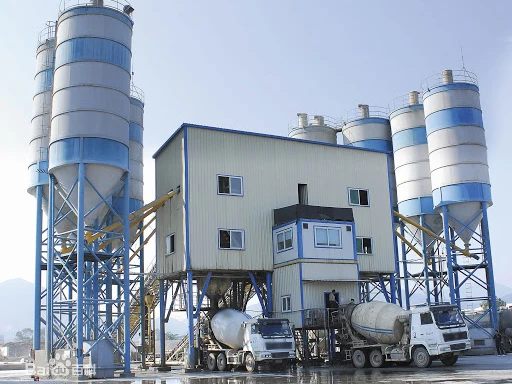 180M3/H Mobile Cement Batching Plant HZS180V China Cement Plant supplier