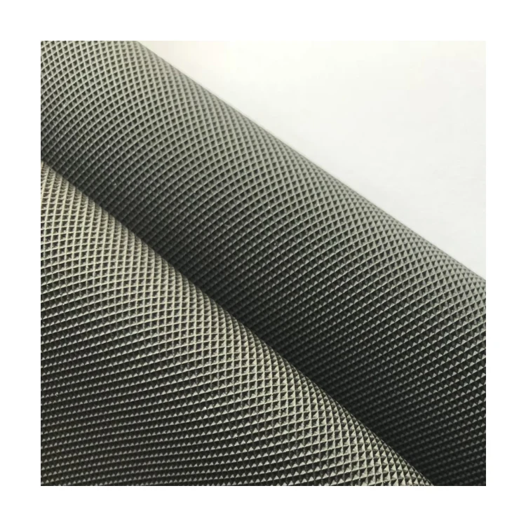 Diamond Embossed Abrasion Resistant Fabric Top Grain Pvc Leather Price