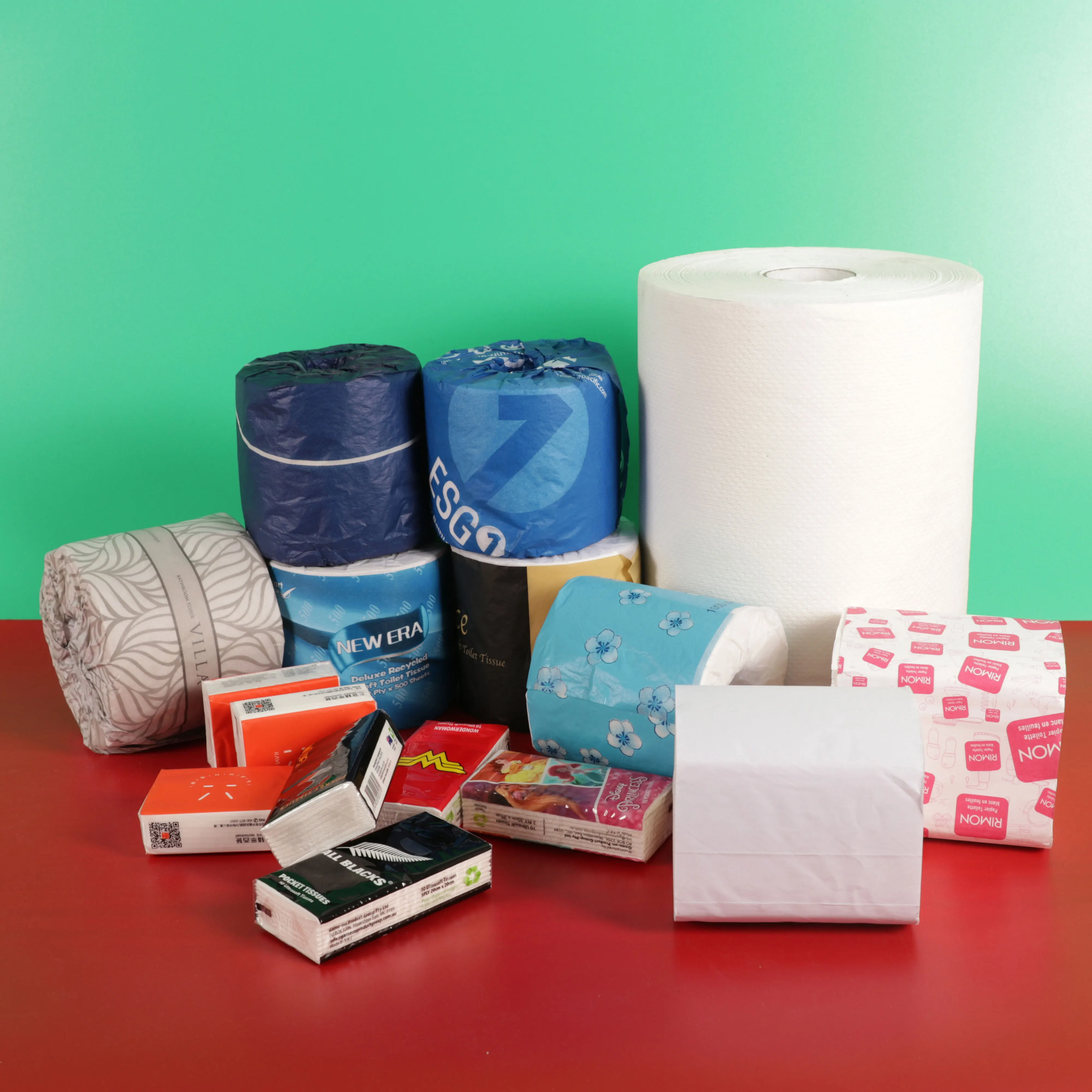 Custom Eco Cheapest Wholesale Toilet Roll Paper Embossed 2ply Tissue